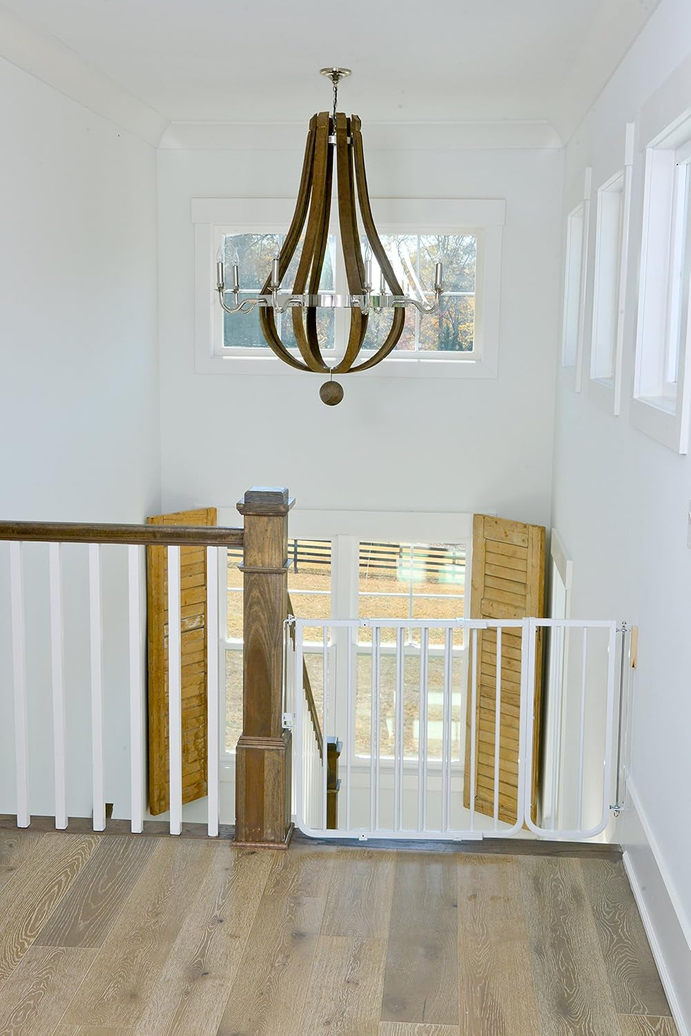 BX1 10.5 in Baby Gate Extension, White | Adds 10.5 in of Width to SS30 Stairway Special, SS30OD Outdoor, and MG15 Auto-Lock Baby and Pet Gates. Match Gate Color.