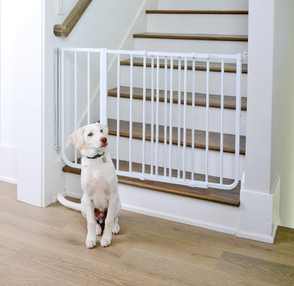 BX1 10.5 in Baby Gate Extension, White | Adds 10.5 in of Width to SS30 Stairway Special, SS30OD Outdoor, and MG15 Auto-Lock Baby and Pet Gates. Match Gate Color.