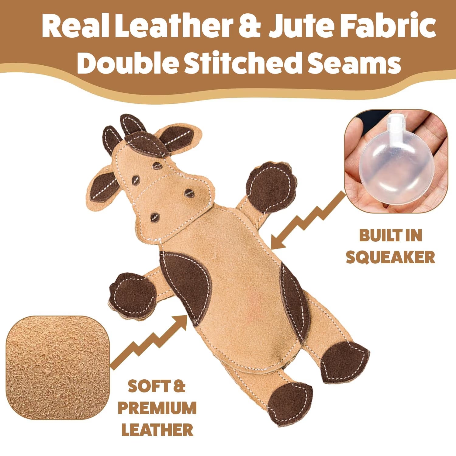 ETHICAL PRODUCTS SPOT DURA-FUSE LEATHER BARNYARD ASSTD 11"