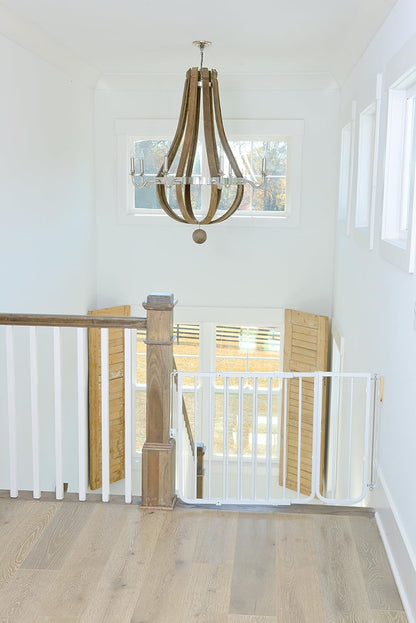 BX1 10.5 in Baby Gate Extension, White | Adds 10.5 in of Width to SS30 Stairway Special, SS30OD Outdoor, and MG15 Auto-Lock Baby and Pet Gates. Match Gate Color.