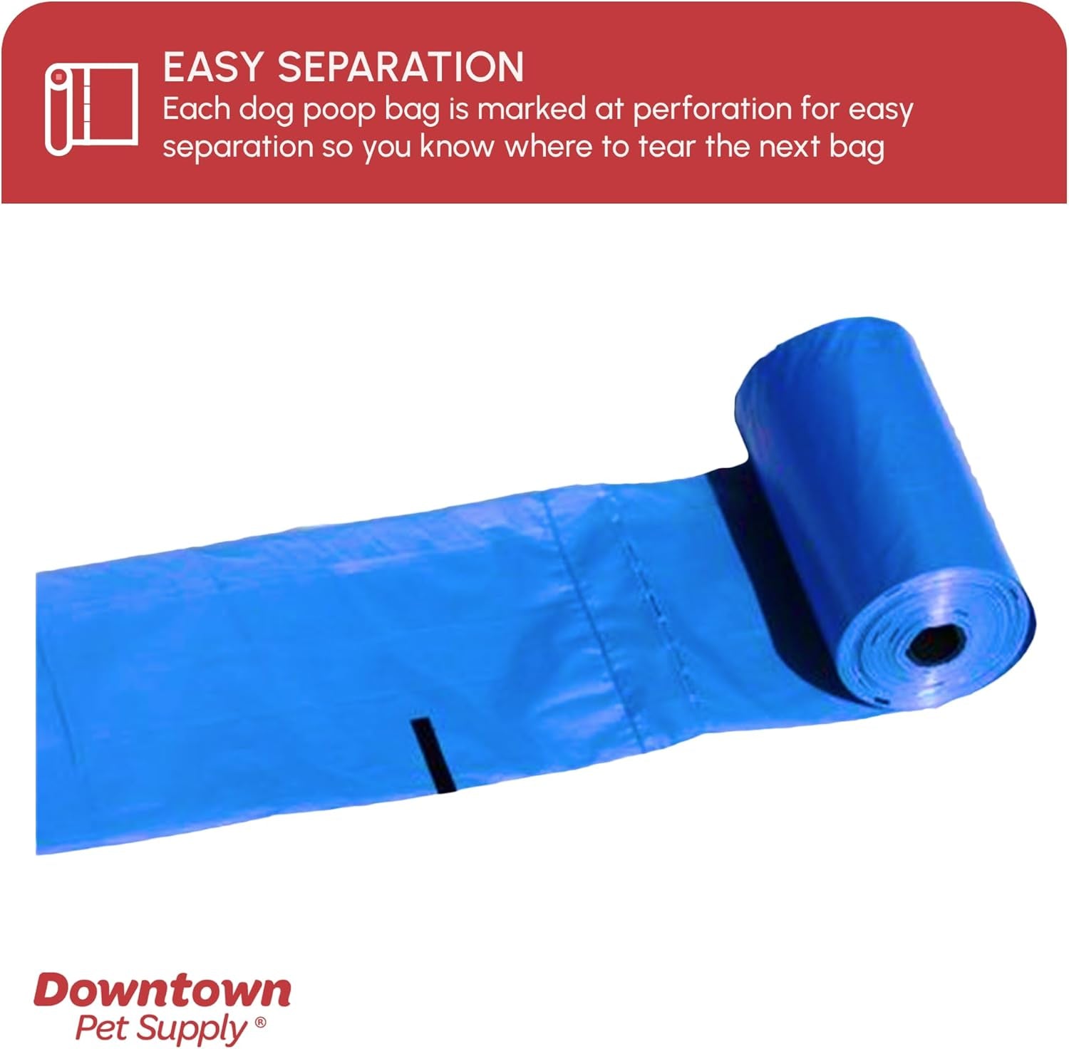 Downtown Pet Supply Dog Waste Bags (1000 CT - Rainbow Bags & 2 Dispensers) Clips to Dog Leashes & Harnesses - Poop Scoop Bags Are Leak-Proof & Unscented
