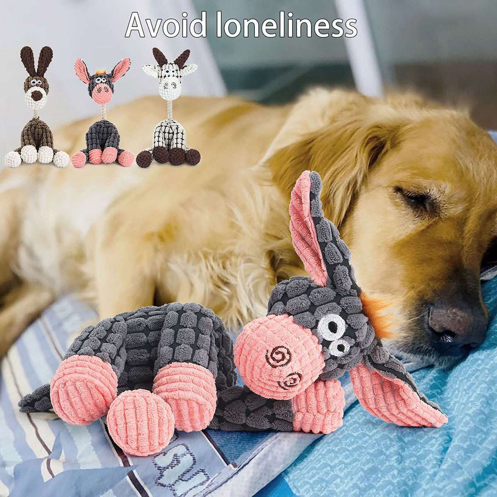 Dog Squeaky Toys Stuffing Plush Dog Chew Toys Interactive Dog Puppy Animal Toys