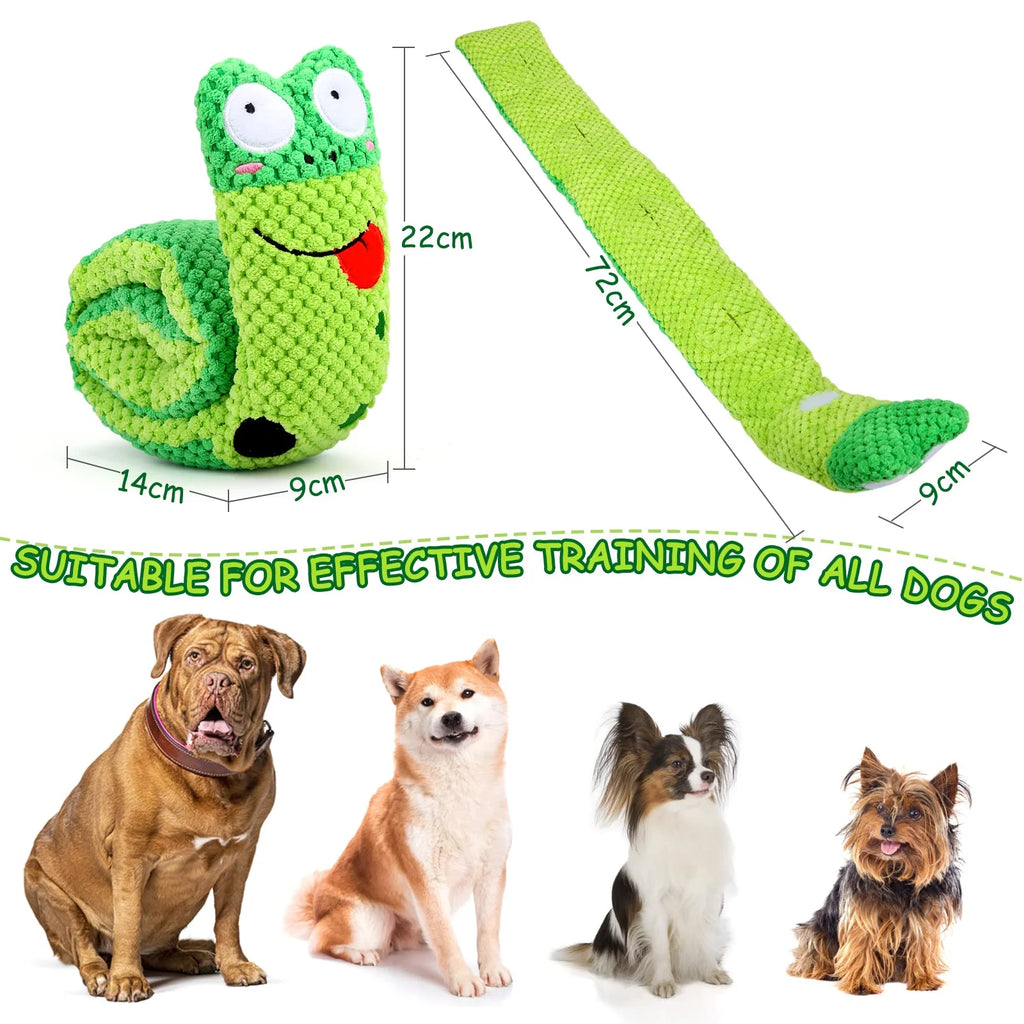Squeak Dog Toys Stress Release Game for Boredom, Dog Puzzle Toy IQ Training, Dog Snuffle Toys Foraging Instinct Training Suitable for Small Medium and Large Dogs