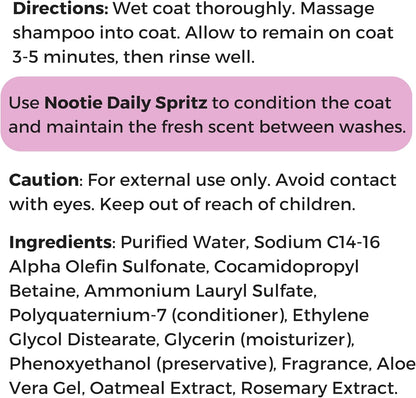 Japanese Cherry Blossom Shampoo for Dogs & Cats, Natural Ingredients | Gallon, for Professional & Multi-Dog Use, Cleans & Conditions, with Rosemary Extract, Revitalizes Dry Skin & Coat