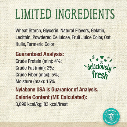 Nutri Dent Dog Dental Treats - Natural Dog Teeth Cleaning & Breath Freshener - Dental Treats for Dogs - Fresh Breath Flavor, Medium (40 Count) | for Medium Dogs 15-30 Lbs, Natural Dog Dental Chews, Helps Clean Teeth & Freshen Breath, Usa-Made, Vet Recomme