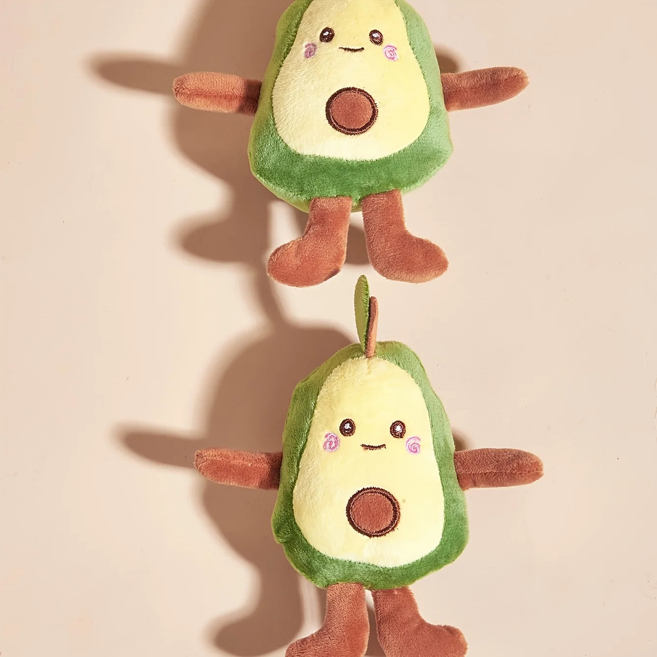 1 Cartoon Avocado Shaped Pet Plush Toy for Dogs to Interact and Play in Daily Life