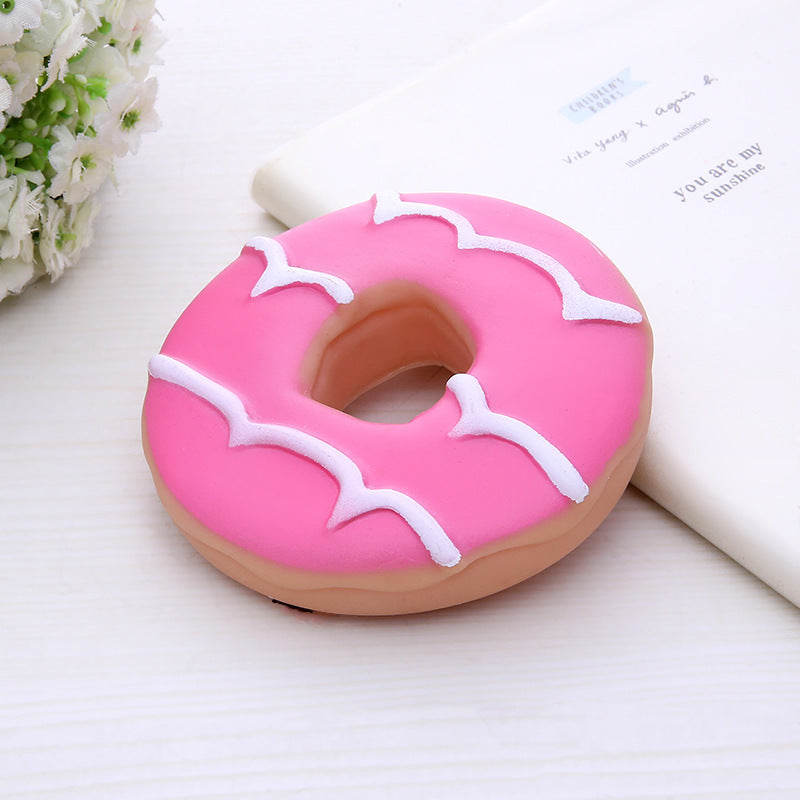 Creative Dog Molar Ball Toys Throwing Sounding Toys Three round Biscuit PVC Vinyl Molar Toys