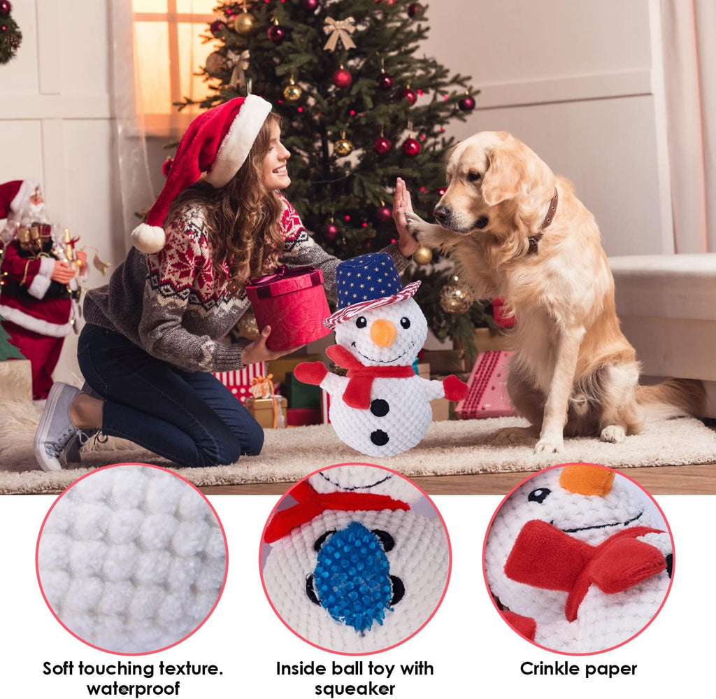 Dog Squeak Toys Stuffed and Plush Chew Toys Interactive Toys for Chewers Plush Dog Toy Small Dogs Dog Toys for Medium Dogs Puppy Toys for Teething Small Dogs Dog Gifts