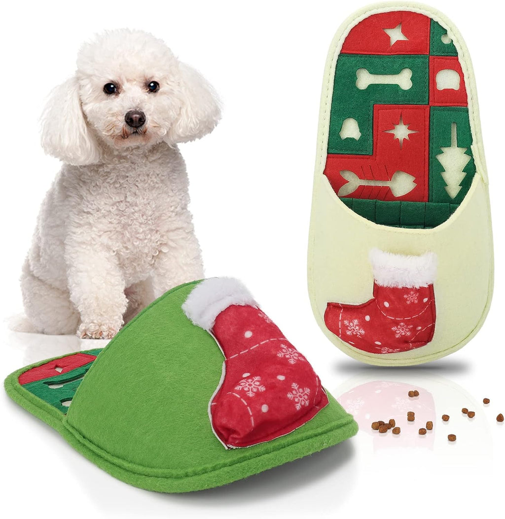 PETNANNY Snuffle Mat for Dogs, 2Pcs Dog Puzzle Toys Stimulation Smell Training and Slow Feeding, Interactive Dog Toys for Small Medium Dog (Green+Yellow)