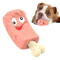 Dog Toys for Aggressive Chewers, Dog Chew Toys, Treat Dispensing Dog Puzzle Toys - Pink