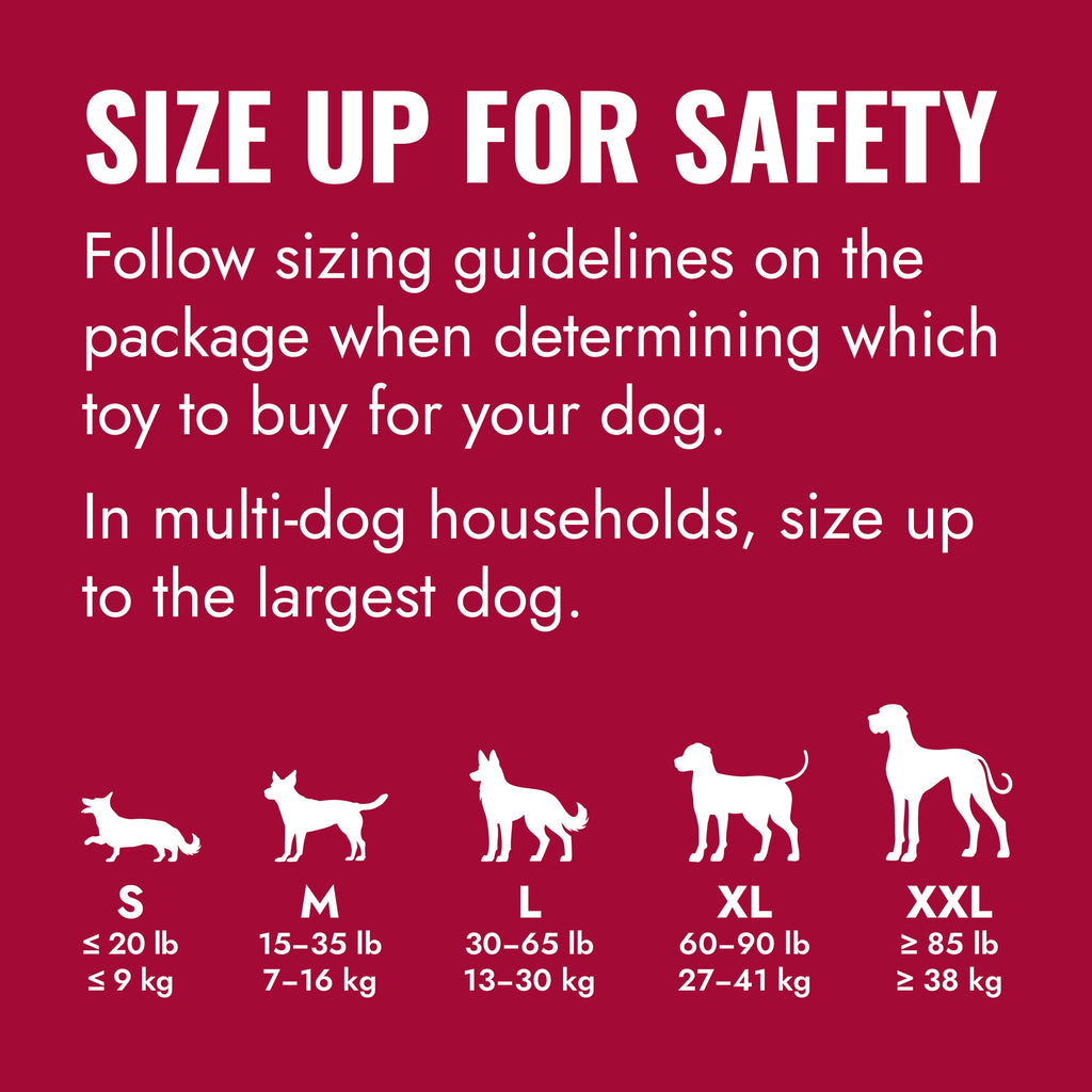 ® Classic Rubber Dog Toy for Average Chewers, Medium, for Dogs between 15-35 Lbs