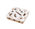 Interactive Cat Toy Puzzle Toys for Indoor Cats Felt Maze Box Kittern Toys Pet Cat Games Self Play Fun Exercise Hide Seek Moving Cat Toy for Bored Cats Encourages Hunting Instincts